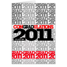 conGRADulations Class of 2011 Red Card 1