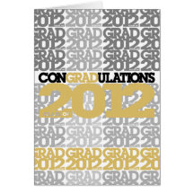conGRADulations Class of 2012 Gold Card