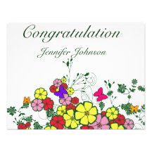Congratulation, Jennifer Johnson customise it! Personalised Announcement