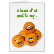 Congratulations from the bunch of Us Greeting Card
