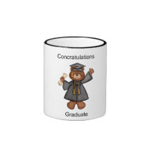 Congratulations Graduate Teddy Bear Mug