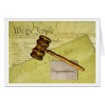 Congratulations on Passing the Bar Exam Greeting Cards