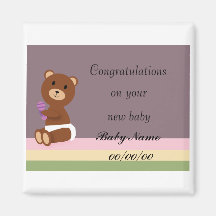 Congratulations on your new bab Magnet