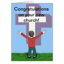 Congratulations on your new church Card