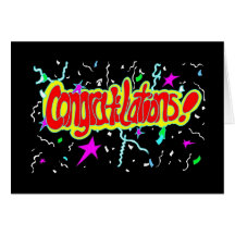 Congraulations! Greeting Cards