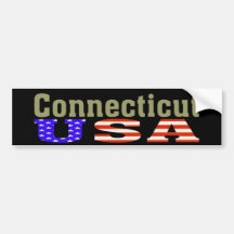 Connecticut USA! Bumper Sticker