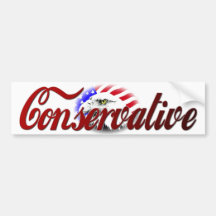 "Conservative" Bumper Sticker