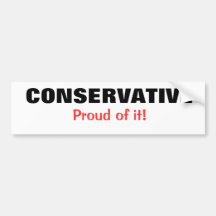 Conservative Bumper Sticker