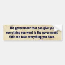 Conservative Quote Bumper Stickers