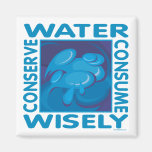 Conserve Water Fridge Magnet