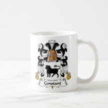 Constant Family Crest Coffee Mugs