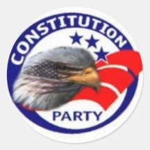 constitution party Sticker