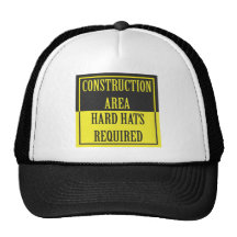 Construction Area - Hard Hats Required