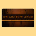 Construction Builder Contractor Wood Business Card business cards