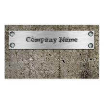 Construction business card
