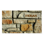 Construction Business Card Brick Texas