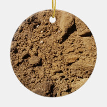 Construction Site Dirt Ornament