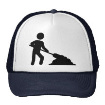 Construction worker mesh hat