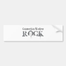 Construction Workers Rock Bumper Sticker