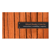 Constructions/Carpentry Business Card