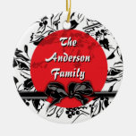 Contemporary Classic Holly Pattern Ornament