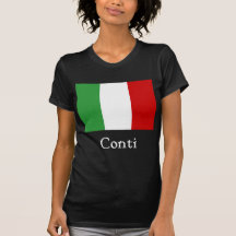 Conti Italian Flag T Shirt
