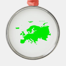 Continent of Europe Ornament
