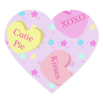 Conversation Candy Hearts Stickers stickers