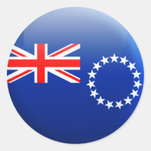 Cook Islands Flag Stickers