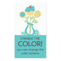 cookie cupcake bouquet baking business cards 2