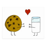Cookies and Milk Postcard