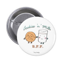 Cookies N Milk BFF Button
