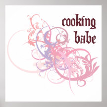 Cooking Babe Posters