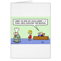 cooking books greeting cards