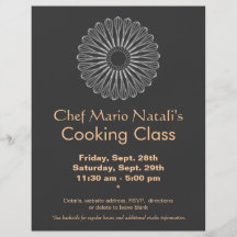 Cooking Class Whisk Flyer