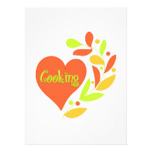 Cooking Heart Personalized Announcement
