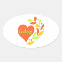 Cooking Heart Sticker