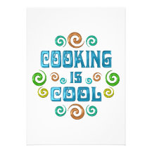 Cooking is Cool Personalized Invitation