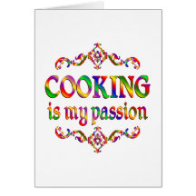 Cooking Passion Greeting Cards