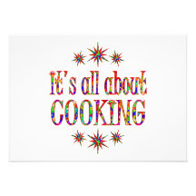 COOKING PERSONALISED INVITATION