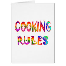 Cooking Rules Card