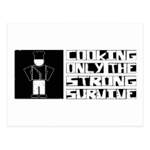 Cooking Survive Post Cards