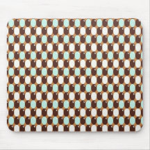 Cool   abstract chocolate  mint  candy mousepad