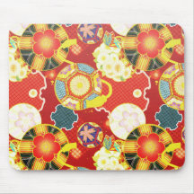 Cool  abstract  oriental japanese pattern mousepad