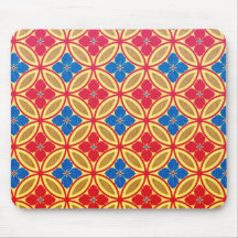 Cool  abstract  oriental japanese pattern mousepad