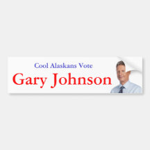 Cool Alaskans Vote Bumper Sticker