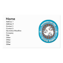 Cool Anime Fans Club Business Card Templates