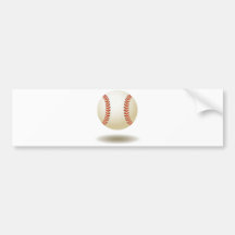 Cool Baseball Emblem Bumper Stickers