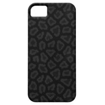 Cool Black Leopard Print iPhone 5 Case
