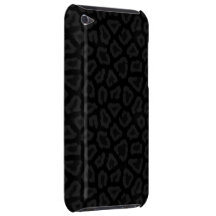 Cool Black Leopard Print iPod Touch Case